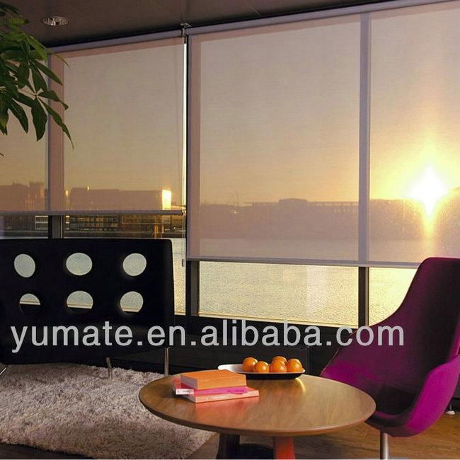 YUMA transparent and blackout roller blind fabrics