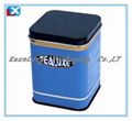 Square Coffee Tea Tin Box 1