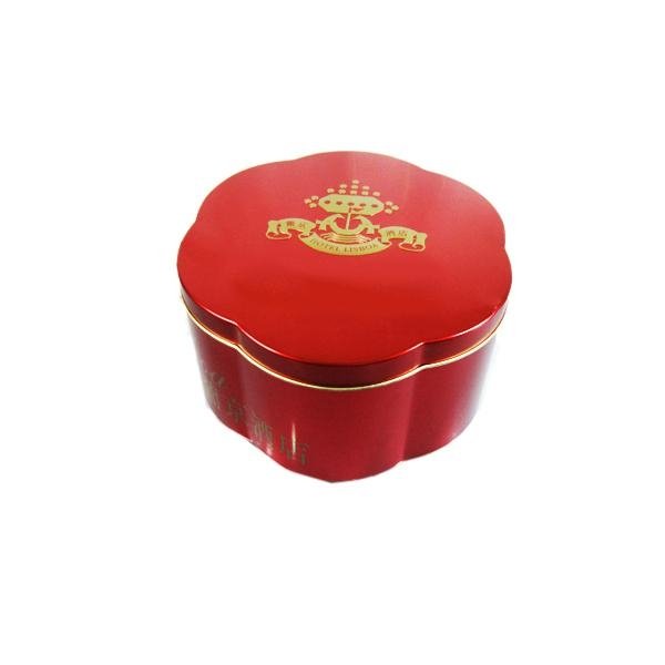 Flower Shape Biscuit Tin Box 4