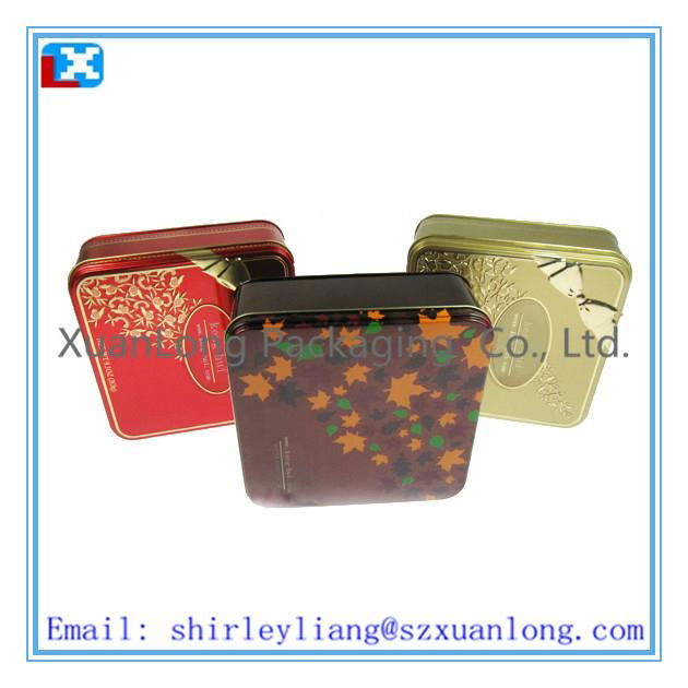 Square Cookie Tin Box  4