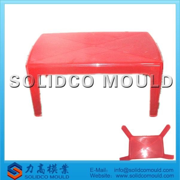 plastic outdoor table injection mould 3