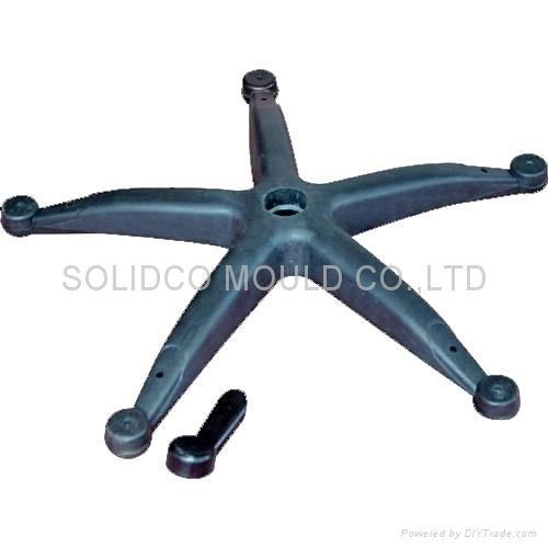 plastic office chair parts injection mould 2