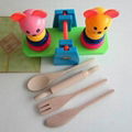 Wooden Bakeware Set 4