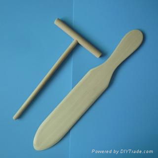 Wooden Crepe&Spatula for pan cake 4