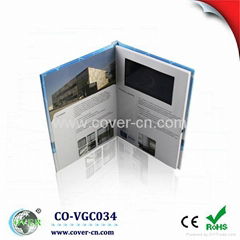 4.3 inch TFT LCD video greeting card for gift