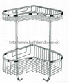 Bathroom Accessory Sets Ss Bathroom Basket Soap Dish (CB20) 4