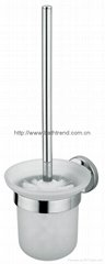Bathroom Accessory Ss Glass Toilet Brush holder Toilet Brush Holder (CA15)