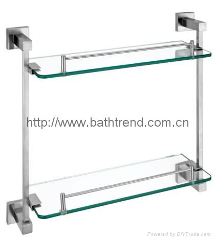 bathroom storage shelf glass shelf stainless steel bathroom shelf 5