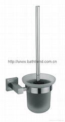 stainless steel toilet brushs can bathroom hardware set