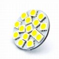 G4 bi pin led bulb 15SMD 5050 householdled light 12V DC