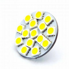 G4 bi pin led bulb 15SMD 5050 householdled light 12V DC