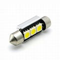 CANBUS 39MM festoon 3SMD5050 error free auto led light 3