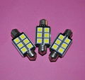 CANBUS 39MM festoon 6SMD5050 error free auto led light 3