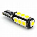 CANBUS T10 base 13SMD5050 error free auto led light 3