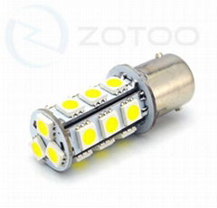 1156/1157 base 18SMD5050 auto led bulb 12V DC