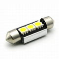 CANBUS 36mm festoon 3SMD5050 error free led car light 1