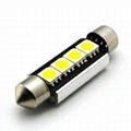 CANBUS 39mm festoon 4SMD5050 error free auto led lights 1