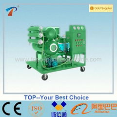 ZY Portable Transformer Oil Purifier Oil Regeneration Plant