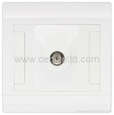 Advanced Wall High Quality Telephone TV Socket Vita Series 5