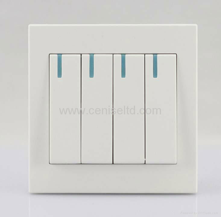 Good Quality Wall Switches Socket Blanc Series 4