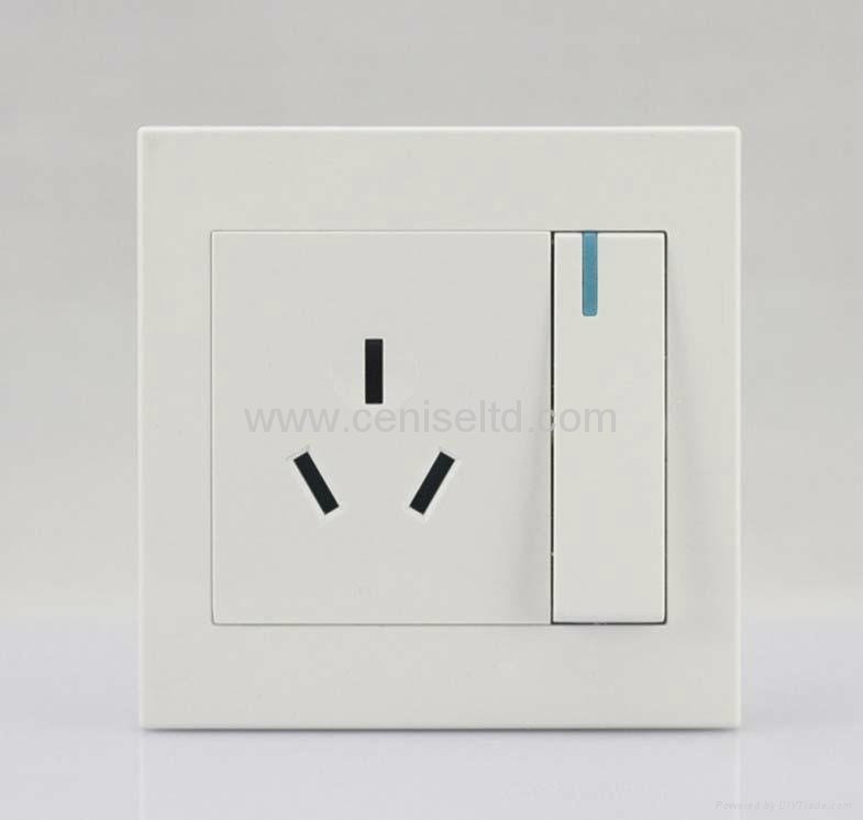 Good Quality Wall Switches Socket Blanc Series 5