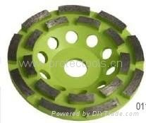 Double row cup grinding wheel