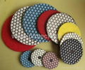 Dry diamond polishing pad