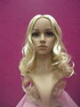 Women Blonde long wavy party cosplay wig