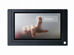 Indoor touch screen 7 inch wall mounted lcd advertising player