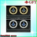 Custom Masonic Pin Car Badge GFT-CB0124 5