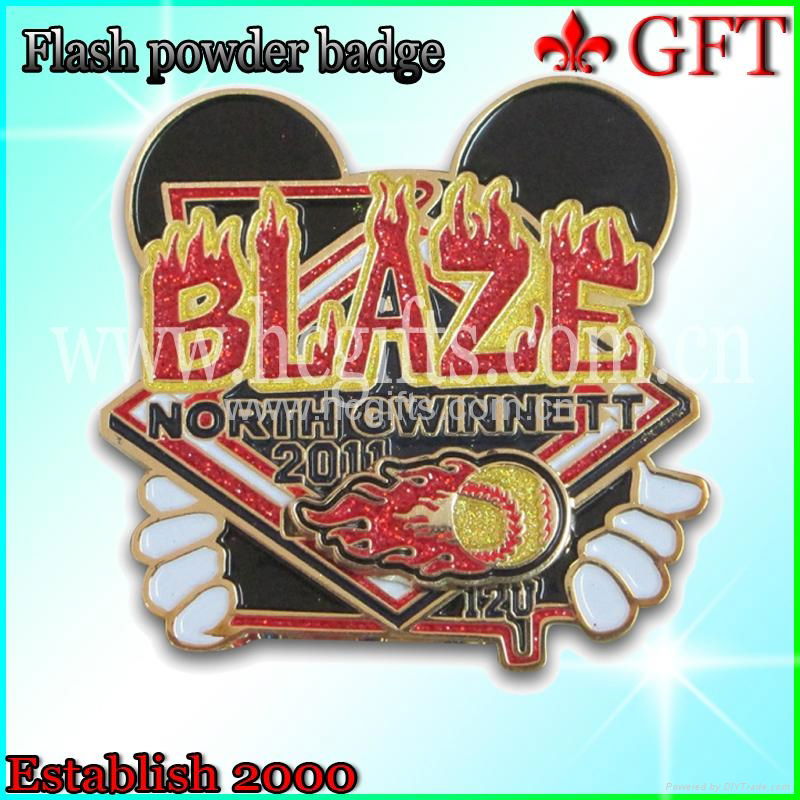 Baseball Lapel Pin soft enamel  badge  4