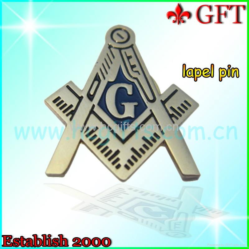 Custom Masonic Pin Car Badge GFT-CB0125
