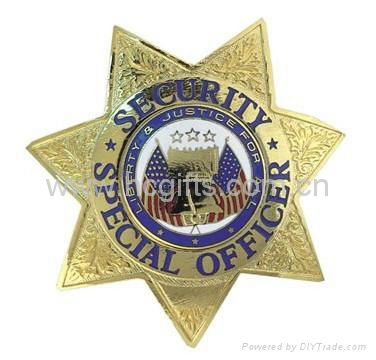 Police Badge soft enamel  badge 