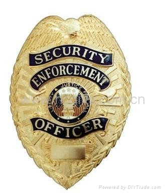 Police Badge soft enamel  badge  2
