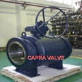 Fully Welded Forging Tunnion Mounted Ball Valve 