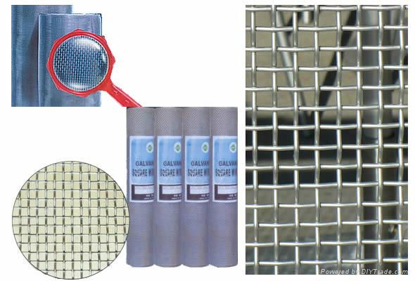 Square Wire Mesh with 18BWG-38BWG