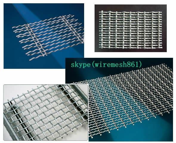 Crimped Wire Mesh with stainless steel 