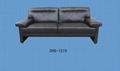 Black leather sofa DHS-1219 1