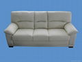 White leather sofa  1