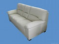 White leather sofa  2