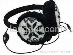 Soft touch headover audio music earmuffs headphone 