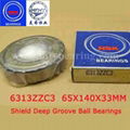 NSK Ball Bearings 6313ZZC3 Shield Deep Groove Ball Bearings 65x140x33 Bearings 1