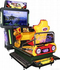 4D skytrooper shooting game machine