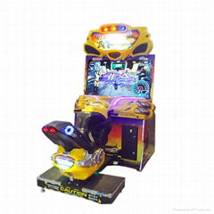 FF motor racing simulator game machine