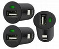 Mini 0.5A/1A/2.1A 12-24V USB Car Charger Designed For Apple Samsung  4