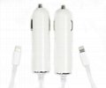 Iphone 5 Car Charger 2.1A Input12-24V 3