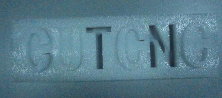 Foam letter CNC cutter 3