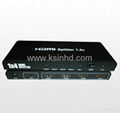 3D 4kx2k 4port HDMI Amplifier Splitter