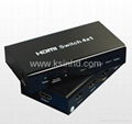 4 in 1 out hdmi switch with audio output