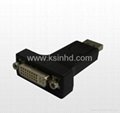 DP to DVI adapter/converter black high definition and high speed convenient 1